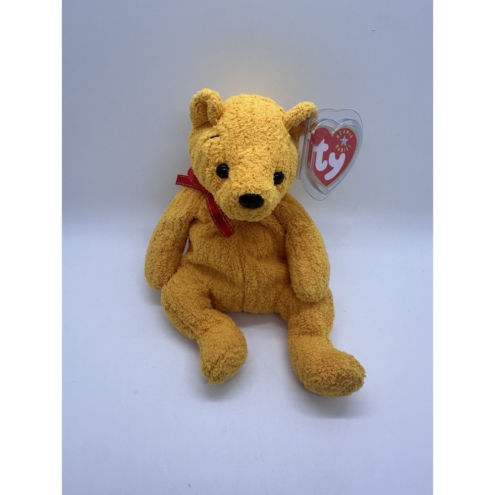 Ty Beanie Babies - Poopsie the Bear -‎ (2001, Retired)